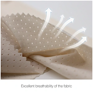 High stretch  nylon spandex jacquard mesh fabric