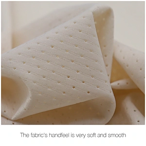 High stretch  nylon spandex jacquard mesh fabric